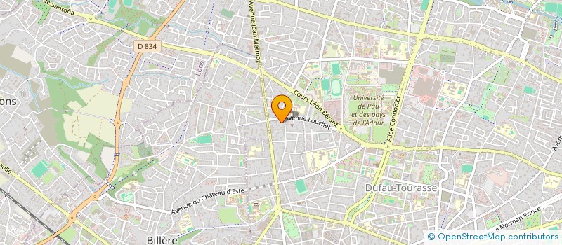 localisation de l'entreprise SCI NAVARRE GYNECOLOGIE à PAU