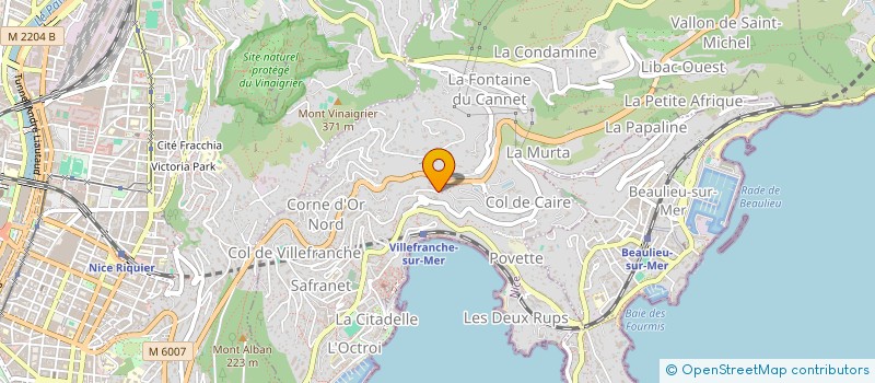 localisation de l'entreprise SCI NAVEZ CHENE à VILLEFRANCHE-SUR-MER