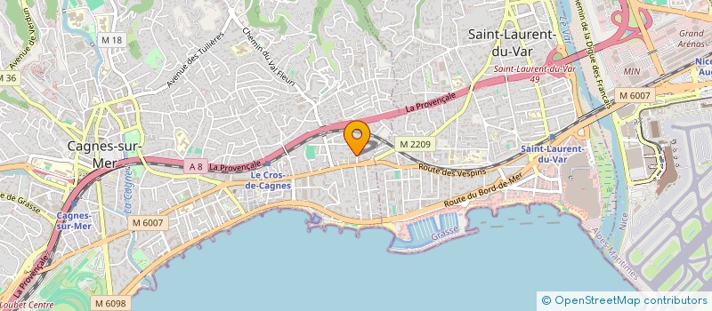 localisation de l'entreprise SCI NAVHEOS à CAGNES-SUR-MER