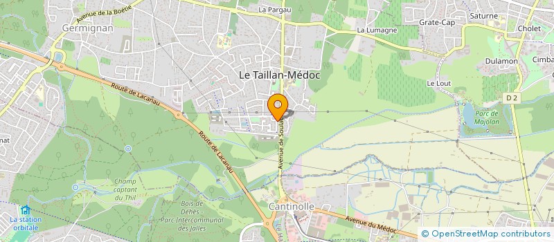 localisation de l'entreprise SCI NAVIBAT  LE TAILLAN-MEDOC