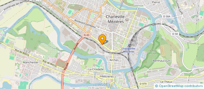 localisation de l'entreprise SCI NAVIBELLA à CHARLEVILLE-MEZIERES