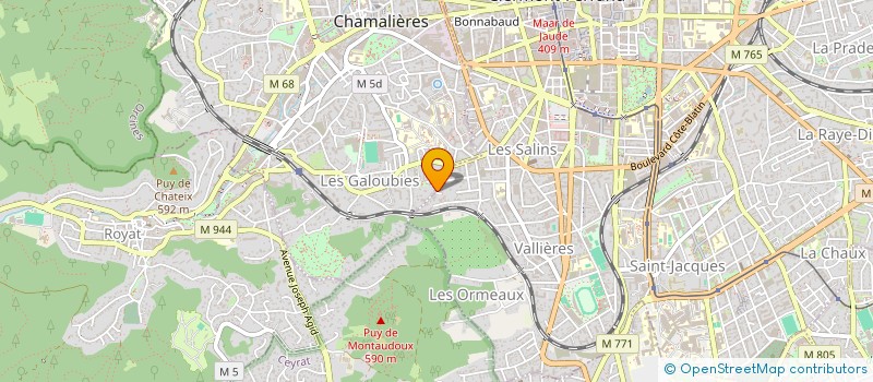 localisation de l'entreprise SCI NAVINIS  CEBAZAT