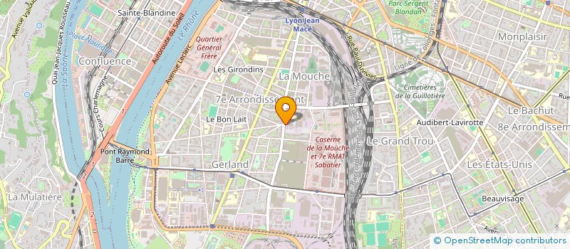 localisation de l'entreprise SCI NAVIRE  LYON