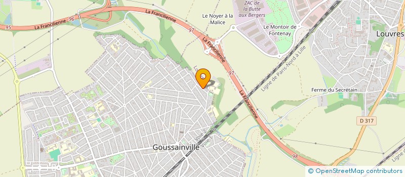 localisation de l'entreprise SCI NAWEL à GOUSSAINVILLE
