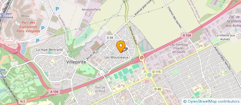 localisation de l'entreprise SCI NAWEL à VILLEPINTE