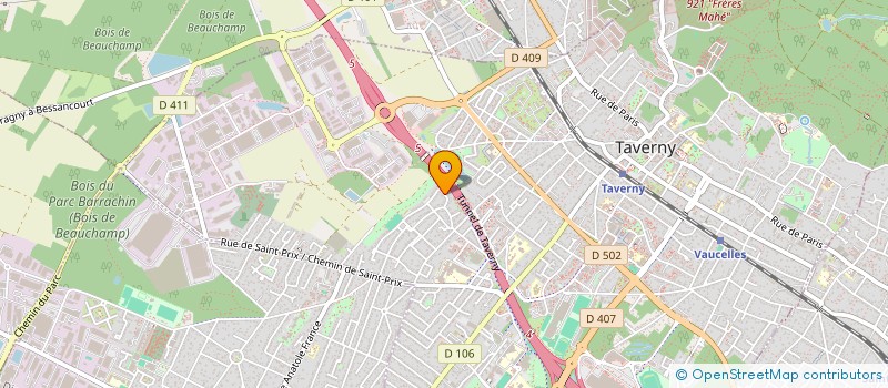 localisation de l'entreprise SCI NAWEL  TAVERNY