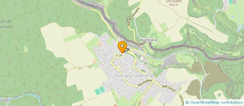 localisation de l'entreprise SCI NAWHAYLA  HUSSIGNY-GODBRANGE