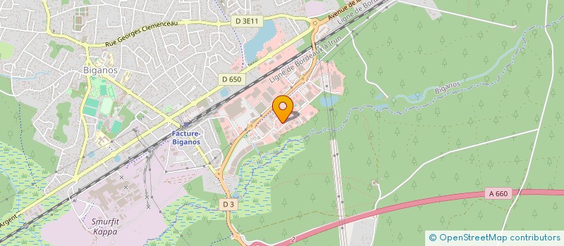 localisation de l'entreprise SCI NAXAHE  BIGANOS