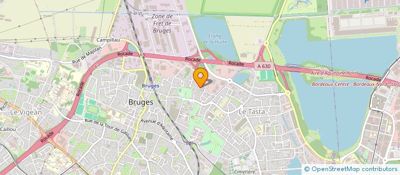 localisation de l'entreprise SCI NAXOS  BRUGES