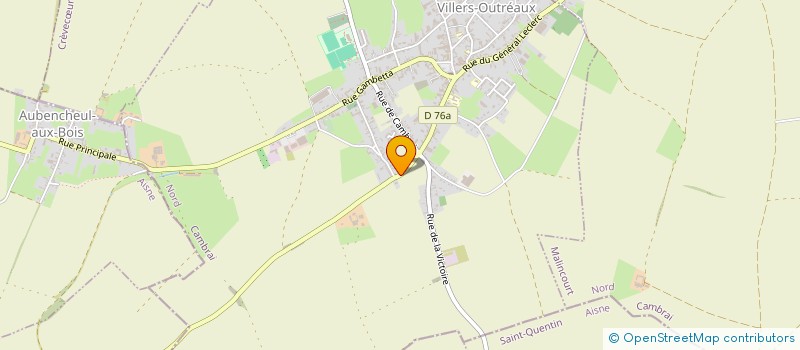 localisation de l'entreprise SCI NAXOS  VILLERS-OUTREAUX