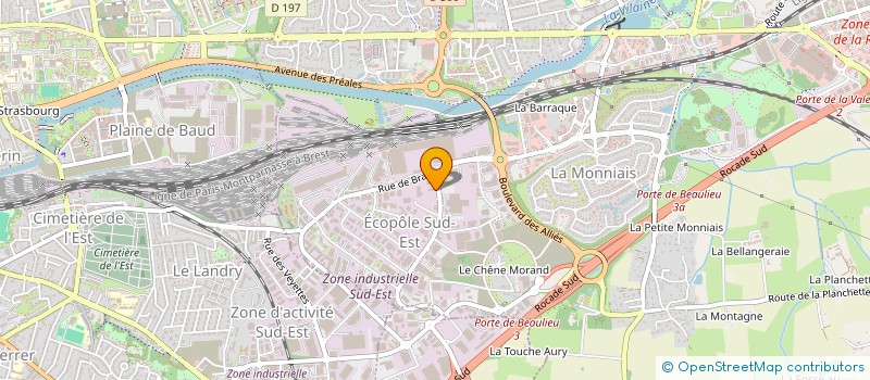 localisation de l'entreprise SCI NAXOS, SOCIETE EN LIQUIDATION  CESSON-SEVIGNE