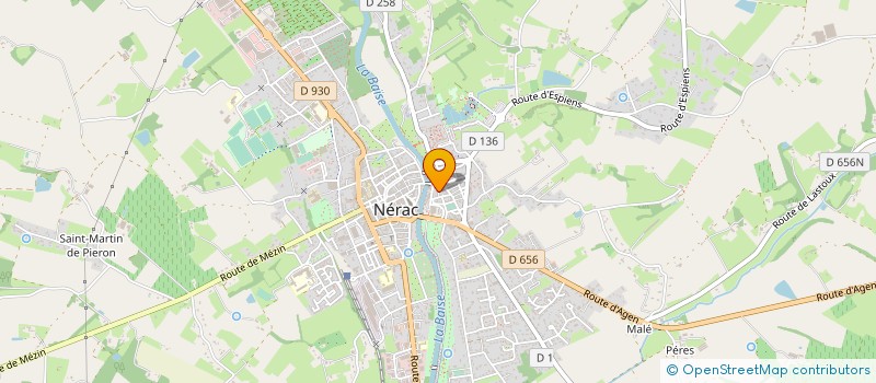 localisation de l'entreprise SCI NAY & CO  MONCRABEAU