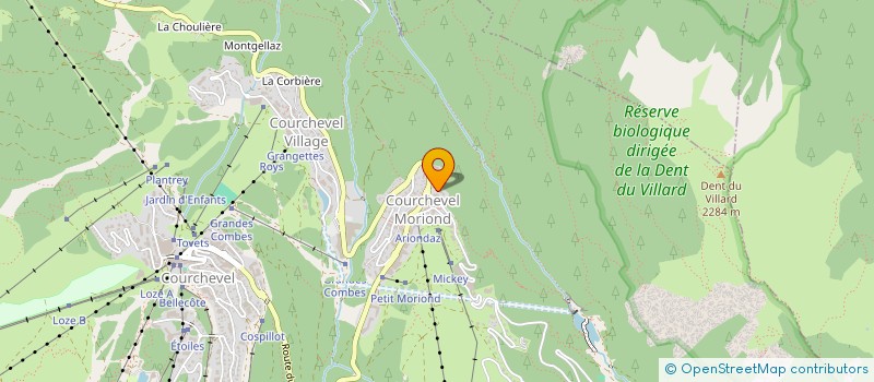 localisation de l'entreprise SCI NAYA 1650 à COURCHEVEL