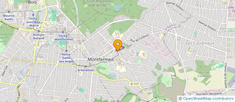 localisation de l'entreprise SCI NAYA à MONTFERMEIL