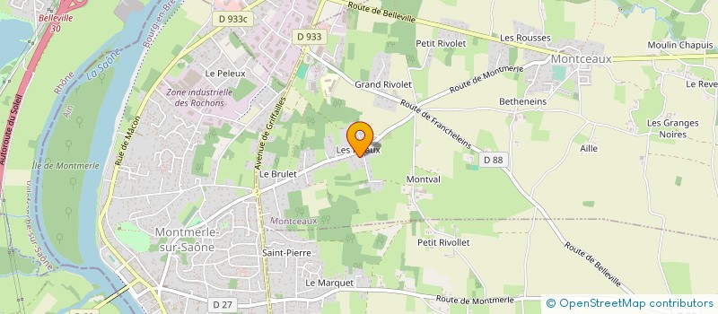 localisation de l'entreprise SCI NAYA  MONTCEAUX