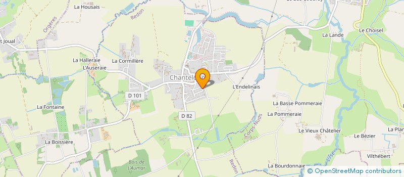 localisation de l'entreprise SCI NAYA IMMO  CHANTELOUP