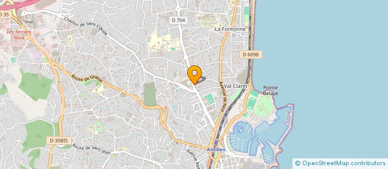 localisation de l'entreprise SCI NAYATT à ANTIBES