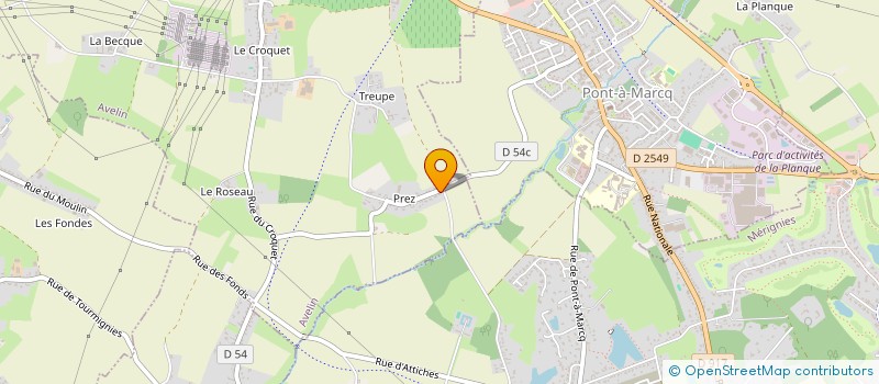 localisation de l'entreprise SCI NAYET  AVELIN