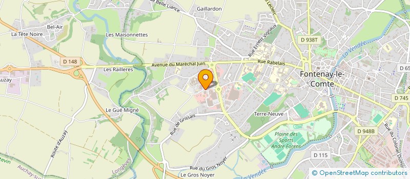 localisation de l'entreprise SCI NAYFONTE  FONTENAY-LE-COMTE