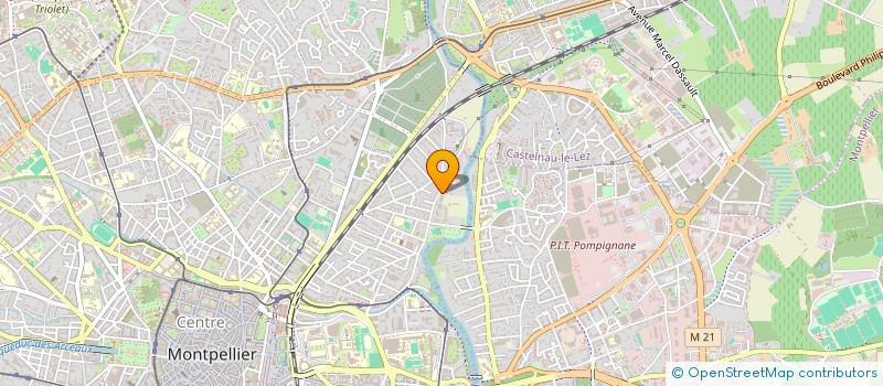 localisation de l'entreprise SCI NAYO à MONTPELLIER