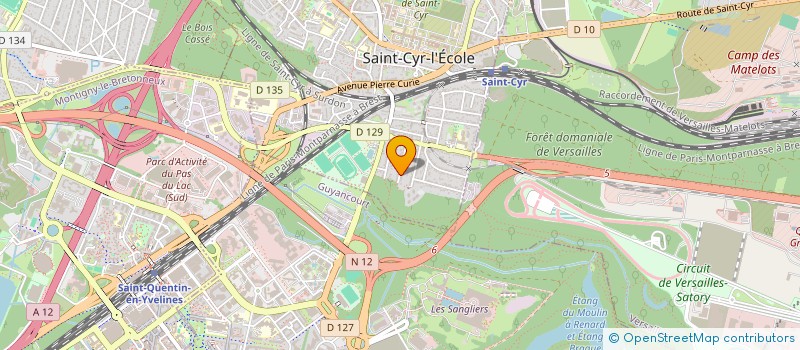 localisation de l'entreprise SCI NAYROLLES78  SAINT-CYR-L'ECOLE