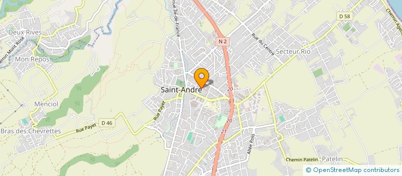 localisation de l'entreprise SCI NAZA à SAINT-ANDRE