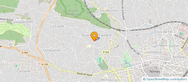 localisation de l'entreprise SCI NAZINGA à VIRARGUES