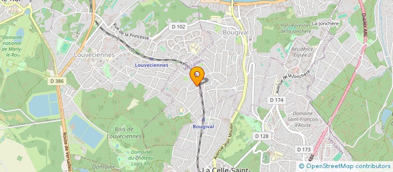 localisation de l'entreprise SCI NAZIR  BOUGIVAL