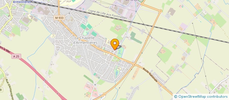 localisation de l'entreprise SCI NB  LA CHAPELLE-D'ARMENTIERES