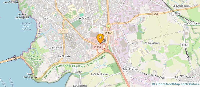 localisation de l'entreprise SCI NB  SAINT-MALO