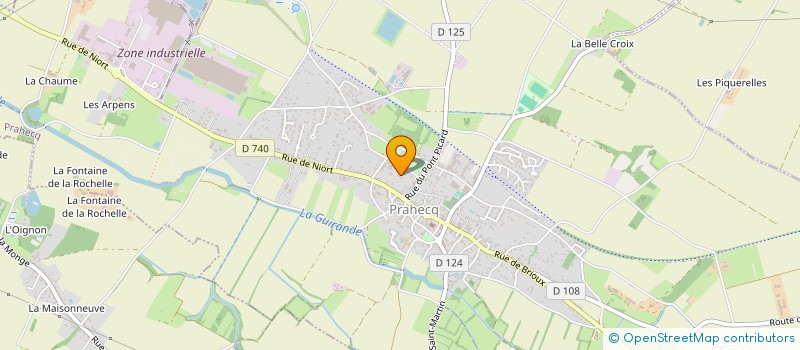 localisation de l'entreprise SCI NB  PRAHECQ