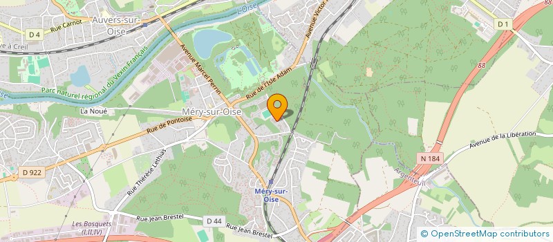 localisation de l'entreprise SCI NB  MERY-SUR-OISE