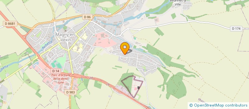 localisation de l'entreprise SCI NB  MAGNY-EN-VEXIN