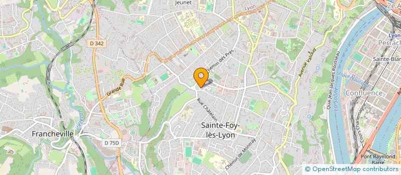 localisation de l'entreprise SCI NB ASSOCIES  SAINTE-FOY-LES-LYON