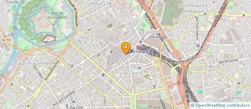 localisation de l'entreprise SCI NB ROUSSEAU à LILLE