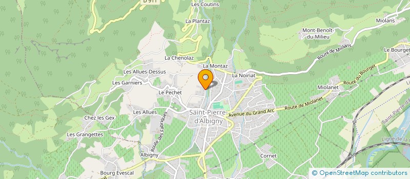 localisation de l'entreprise SCI NB W2L IMMO  SAINT-PIERRE-D'ALBIGNY