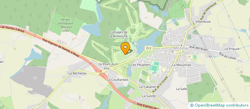 localisation de l'entreprise SCI NBA  MISSILLAC