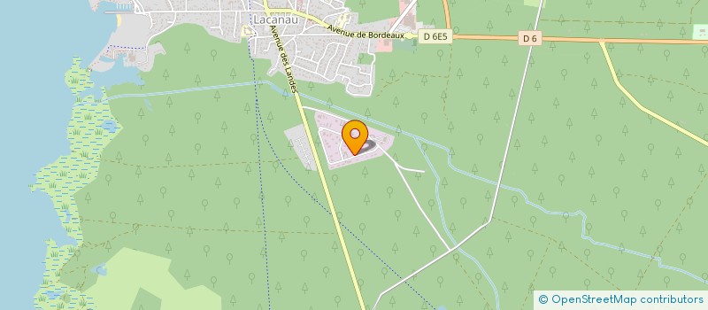 localisation de l'entreprise SCI NBA  LACANAU
