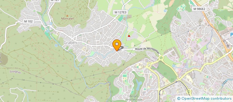 localisation de l'entreprise SCI NBA  GRABELS