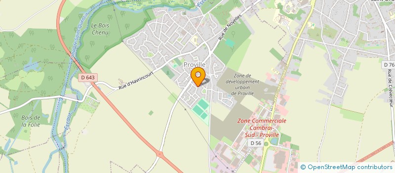 localisation de l'entreprise SCI NBA PELLETAN à PROVILLE