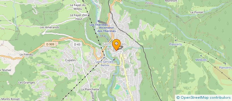 localisation de l'entreprise SCI NBCS  SAINT-GERVAIS-LES-BAINS