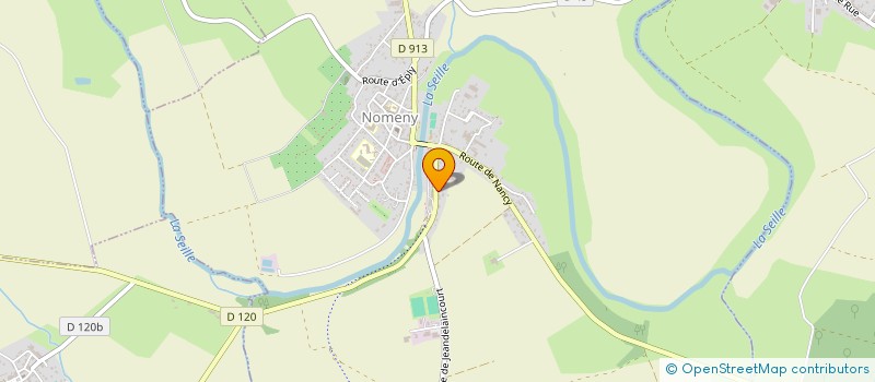 localisation de l'entreprise SCI NBD  NOMENY