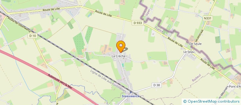 localisation de l'entreprise SCI NBEV à BAILLEUL