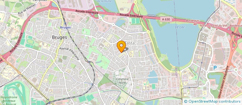 localisation de l'entreprise SCI NBF  BRUGES