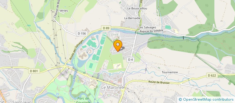 localisation de l'entreprise SCI NBG  CASTRES