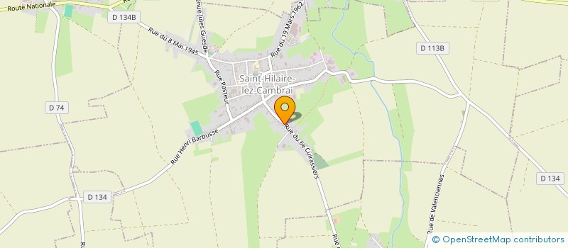localisation de l'entreprise SCI NBHG  SAINT-HILAIRE-LEZ-CAMBRAI