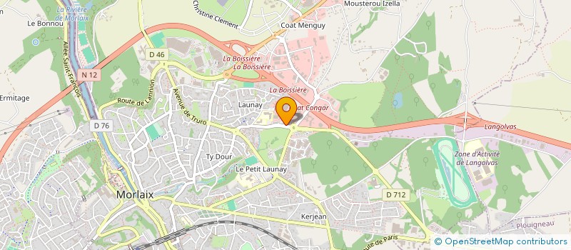 localisation de l'entreprise SCI NBK  MORLAIX