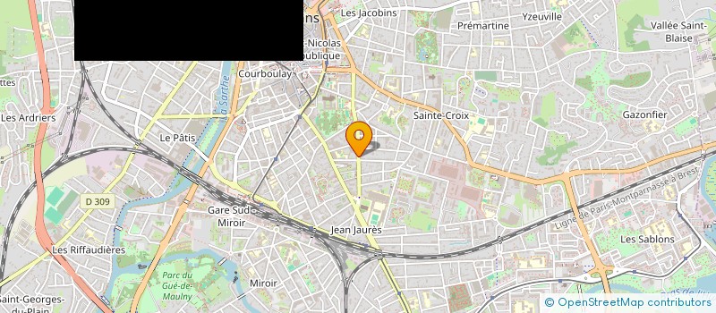 localisation de l'entreprise SCI NBO CAPRICORNE  LE MANS