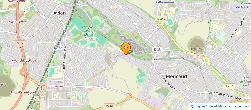 localisation de l'entreprise SCI NBSA  MERICOURT