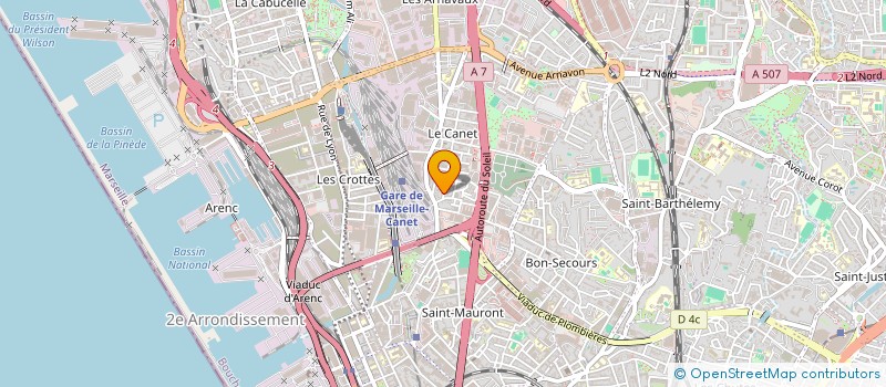 localisation de l'entreprise SCI NBSF MARSEILLE à MARSEILLE